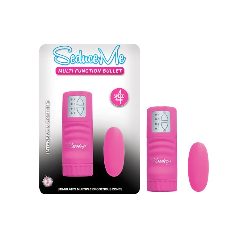 Seduce Me Multi Function Bullet 4 Speeds Pink - Royal Sins