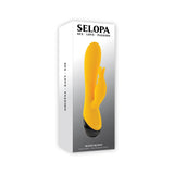 Selopa Buzzz Bunny Rechargeable Silicone Flexible Rabbit Vibrator Yellow - Royal Sins