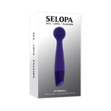 Selopa Gumball Rechargeable Slim Wand Silicone Purple - Royal Sins
