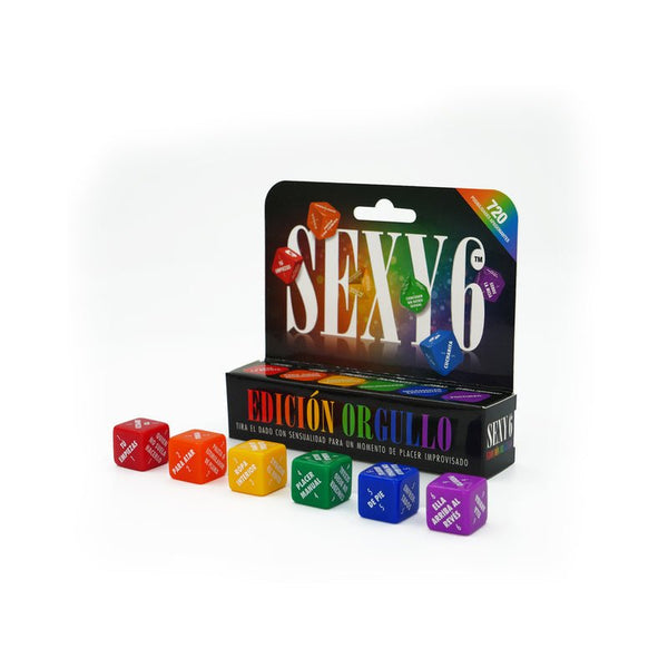 Sexy 6 Dice Game Pride Edition Spanish - Royal Sins