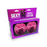 Sexy AF Nipple Couture Pink Hearts Pasties - Royal Sins