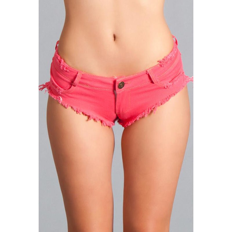 Sexy Cut Off Low Waist Booty denim Jean Shorts Large Packaging Hanging - Royal Sins