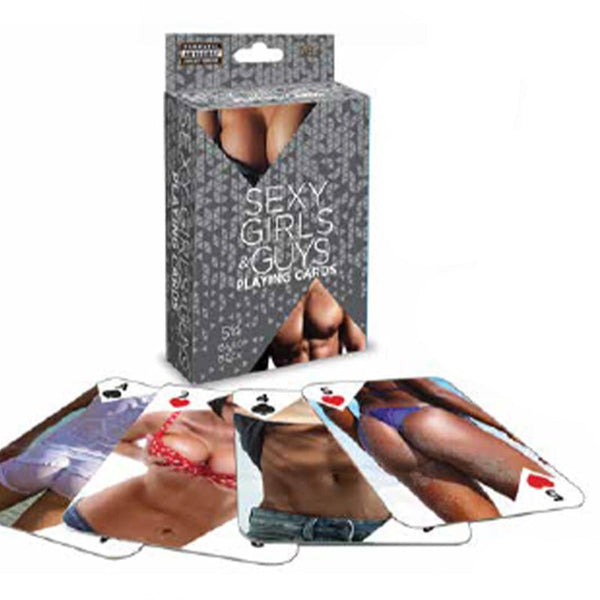 Sexy Girl and Guy Playing Cards - Royal Sins