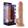 Shaft Model A: 9.5 in. Dual Density Silicone Dildo with Balls Pine - Royal Sins