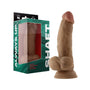 Shaft Model N: 7.5 in. Dual Density Silicone Dildo with Balls Oak - Royal Sins
