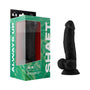 Shaft Model N 8.5 in. Liquid Silicone Dong with Balls Black - Royal Sins