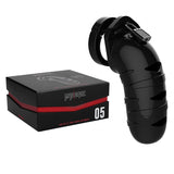 Shots ManCage Model 05 Adjustable 5.5 in. Chastity Cock Cage Black - Royal Sins