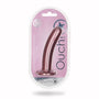 Shots Ouch! Smooth Silicone 6 in. G - Spot Dildo Rose Gold - Royal Sins