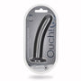 Shots Ouch! Smooth Silicone 7 in. G - Spot Dildo Gunmetal - Royal Sins