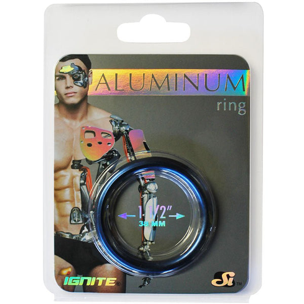 SI Anodized Aluminum Ring Cobalt Blue 1.5in - Royal Sins