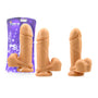 SI Ignite Thick Series 9 in. Dildo with Balls & Suction Cup Beige - Royal Sins
