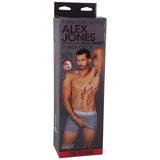 Signature Cocks Alex Jones ULTRASKYN 11 in. Dual Density Dildo with Removable Vac - U - Lock Suction Cup Tan - Royal Sins