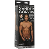 Signature Cocks - Xander Corvus - 9in ULTRASKYNCock w/Removable Vac - U - Lock Suction Cup Vanilla - Royal Sins