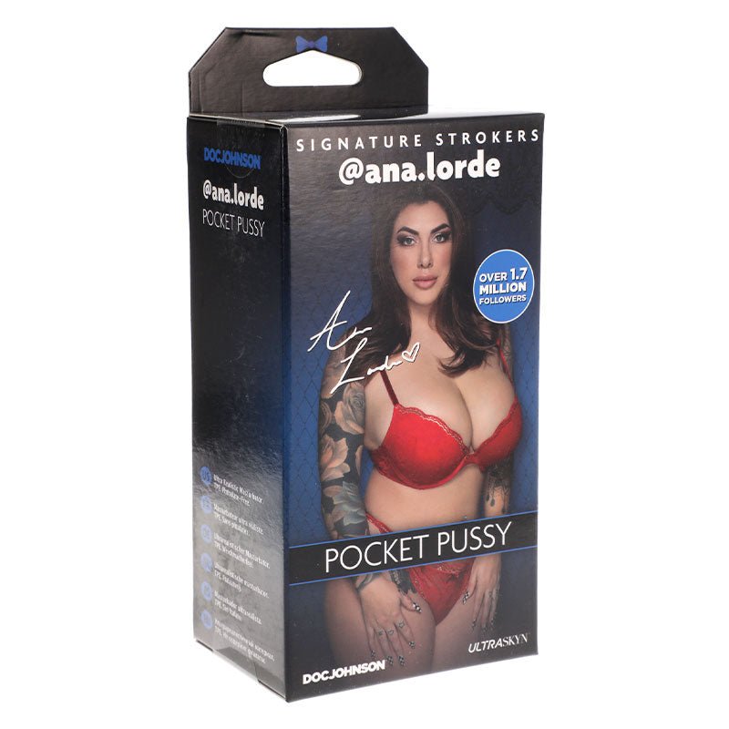 Signature Strokers - Girls of Social Media - @ana.lorde - ULTRASKYN Pocket Pussy Vanilla - Royal Sins
