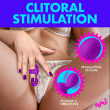 Silicone Finger Vibrator - Purple - Royal Sins