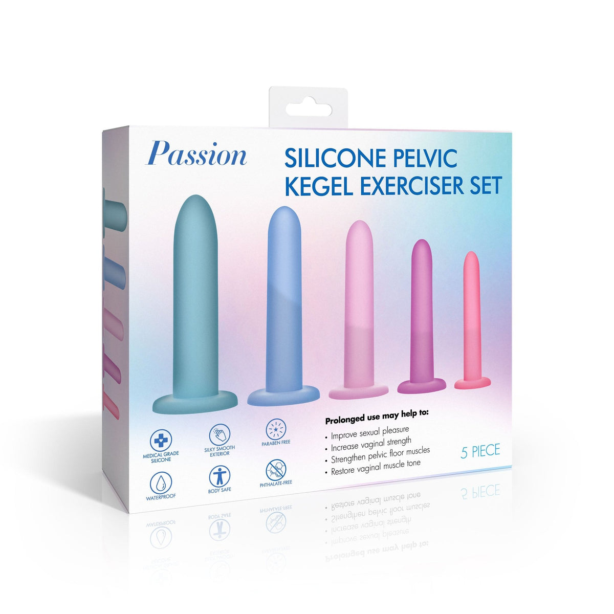 Silicone Pelvic Kegel Exerciser Set - Royal Sins