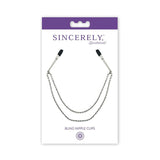 Sincerely, Sportsheets Bling Nipple Clips - Royal Sins