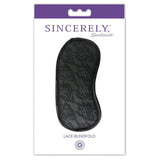 Sincerely, Sportsheets Lace Blindfold Black - Royal Sins