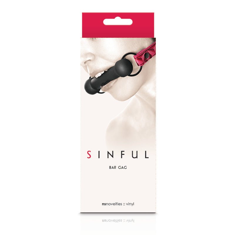 Sinful Silicone Bar Gag Pink - Royal Sins