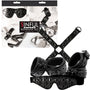 Sinful Vinyl Bondage Kit Black - Royal Sins