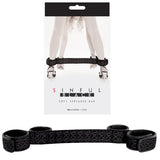 Sinful Vinyl Soft Spreader Bar Black - Royal Sins
