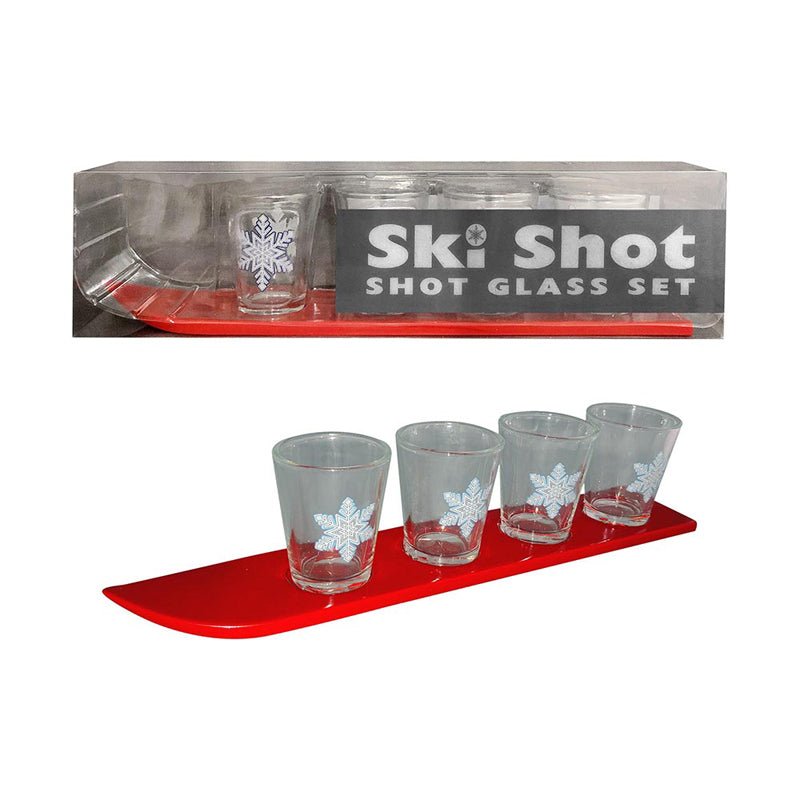 Ski Shot 4 - Piece Shot Glass Set - Royal Sins