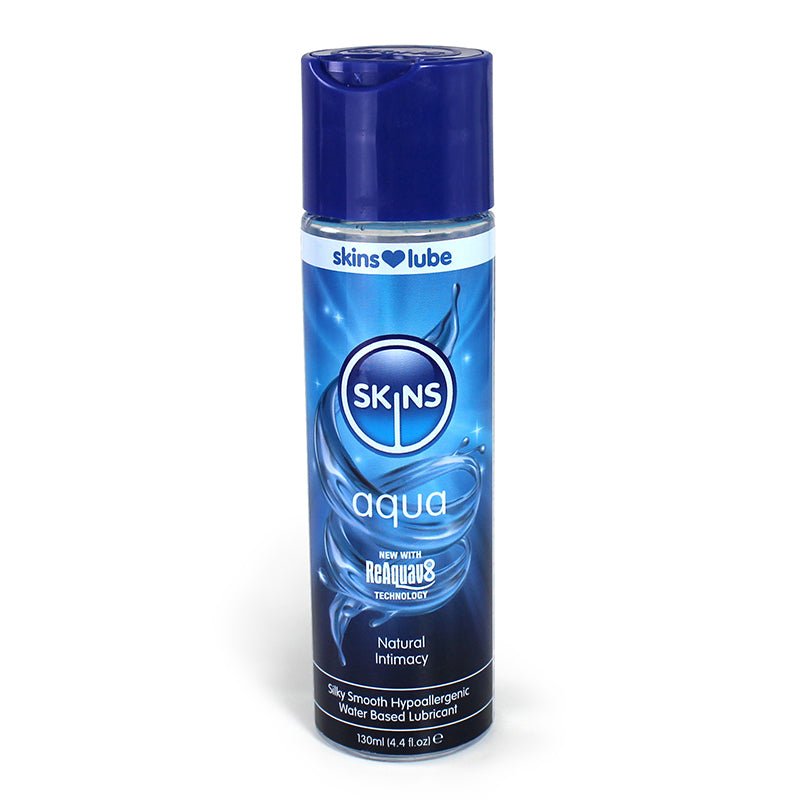 Skins Aqua Water - Based Lubricant 4 oz. - Royal Sins