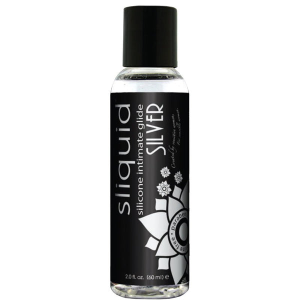 Sliquid Naturals Silver Silicone Lubricant 2 oz. - Royal Sins