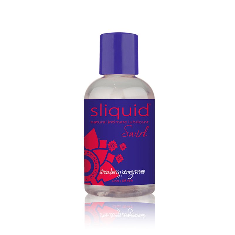 Sliquid Swirl Strawberry Pomegranate Flavored Lubricant 4.2 oz. - Royal Sins
