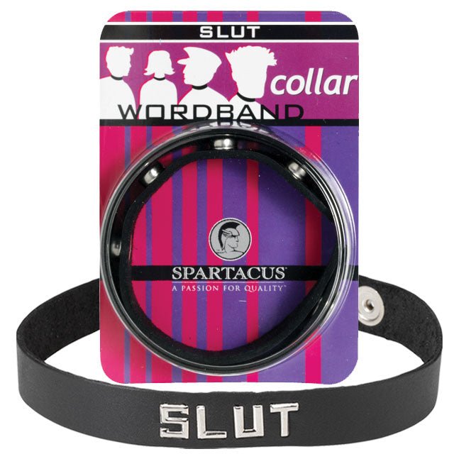 Small Leather Collar (Slut) - Royal Sins