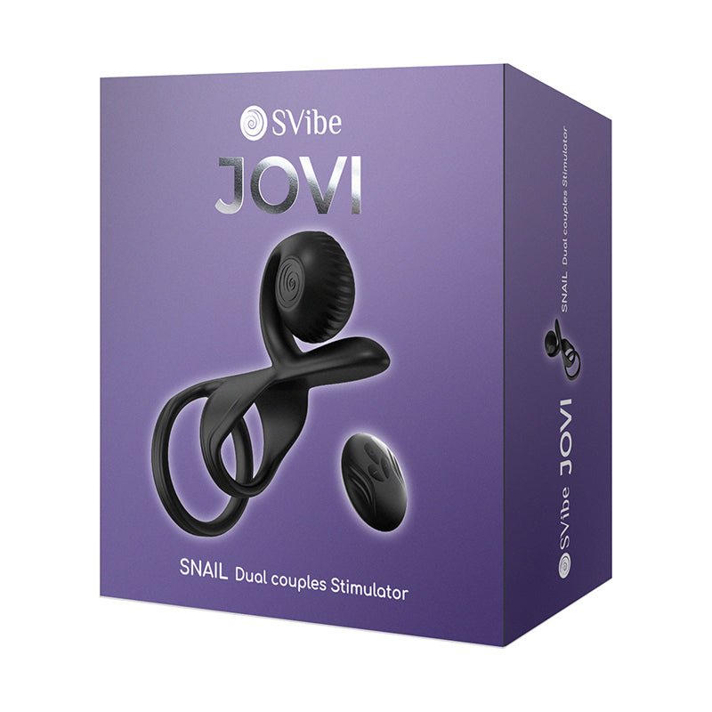 Snail Vibe SVibe Jovi Couples Ring Black - Royal Sins
