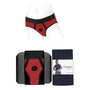 SpareParts Tomboi Nylon Briefs Harness Red/Black Size L - Royal Sins