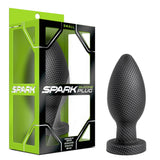 Spark Silicone Anal Plug Small Carbon Fiber - Royal Sins