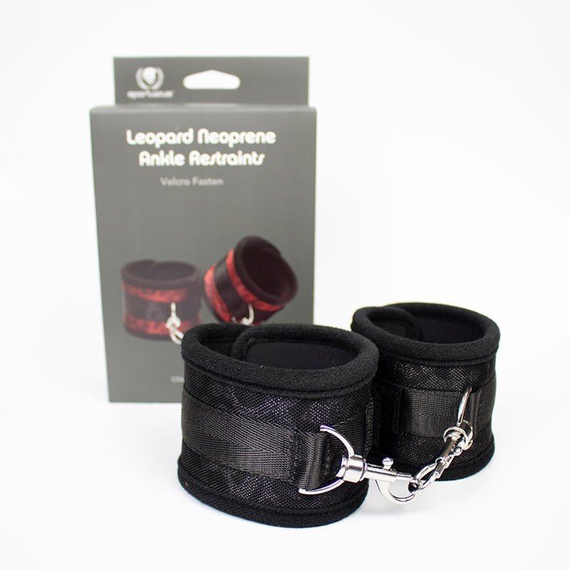Spartacus Ankle Restraints Neoprene Black - Royal Sins