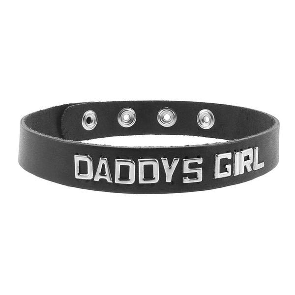 Spartacus Daddy's Girl Word Band Collar - Royal Sins