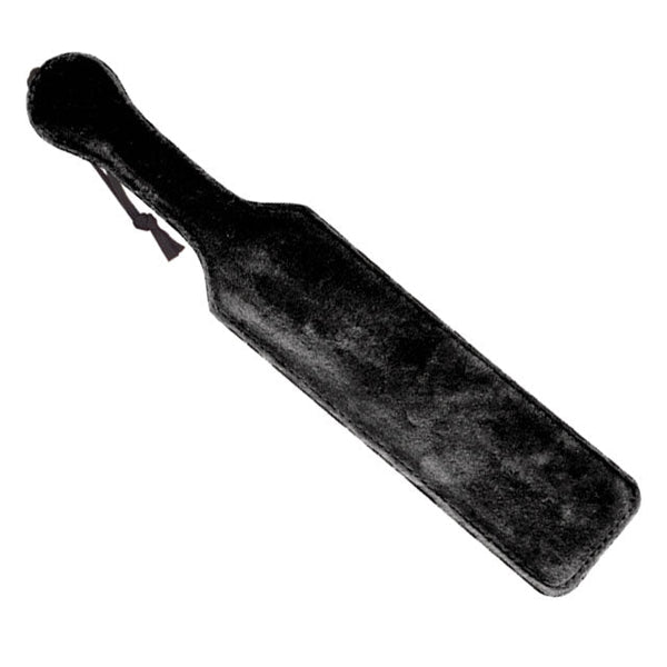 Sportsheets Dual - Sided Leather & Fur Paddle - Royal Sins