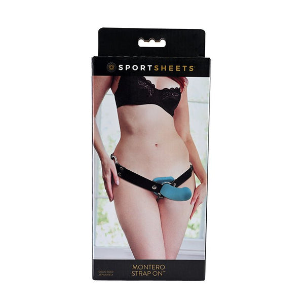 Sportsheets Montero Adjustable Strap - On Harness Black - Royal Sins