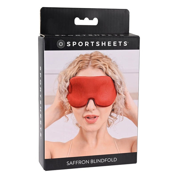 Sportsheets Saffron Blindfold with Memory Foam - Royal Sins