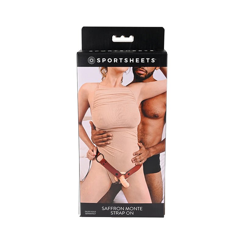 Sportsheets Saffron Monte Adjustable Strap - On Harness - Royal Sins