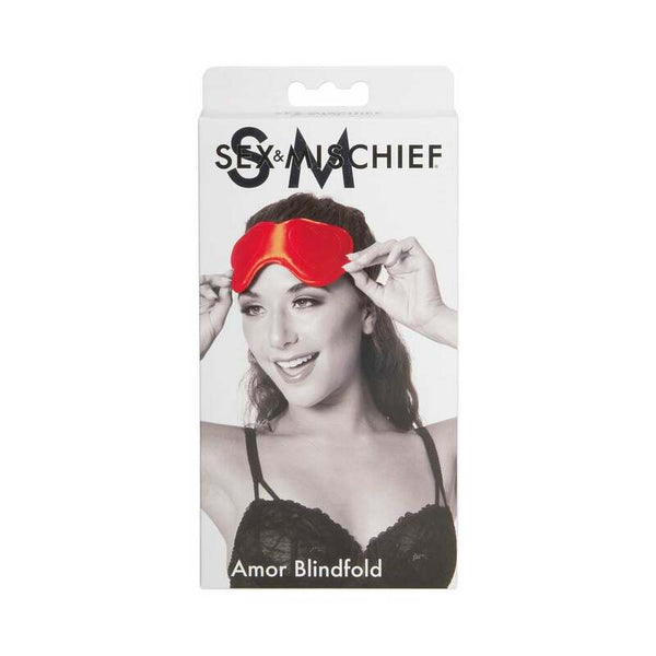 Sportsheets Sex & Mischief Amor Blindfold Red - Royal Sins
