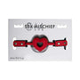 Sportsheets Sex & Mischief Amor Breathable Heart - Shaped Silicone Ball Gag Red - Royal Sins