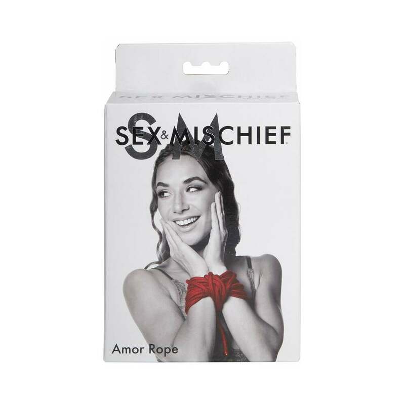 Sportsheets Sex & Mischief Amor Rope 2 - Piece 15 ft. (30 ft. Total) Red - Royal Sins