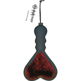 Sportsheets Sex & Mischief Enchanted Heart Paddle Dual - Sided Burgundy - Royal Sins