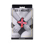 Sportsheets Sex & Mischief Ex's & Oh's Cross Cuffs - Royal Sins
