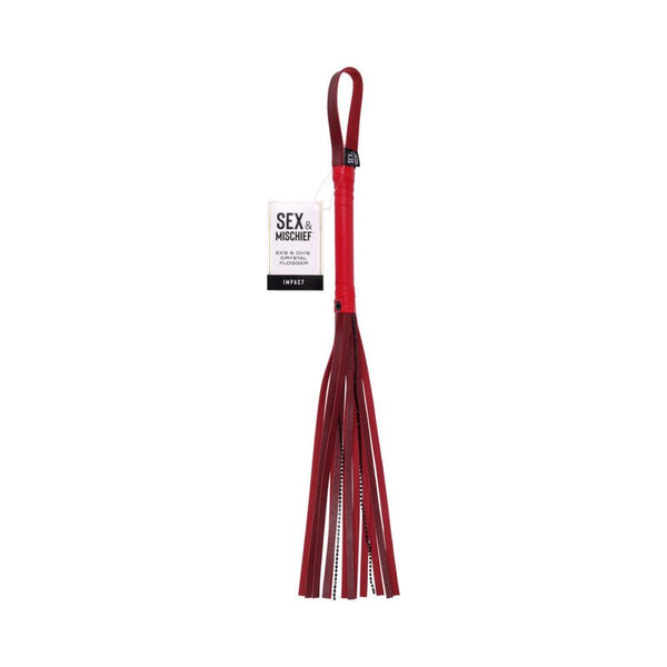 Sportsheets Sex & Mischief Ex's & Oh's Crystal Flogger - Royal Sins