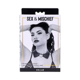 Sportsheets Sex Mischief Heartbound Lace Day Collar - Royal Sins