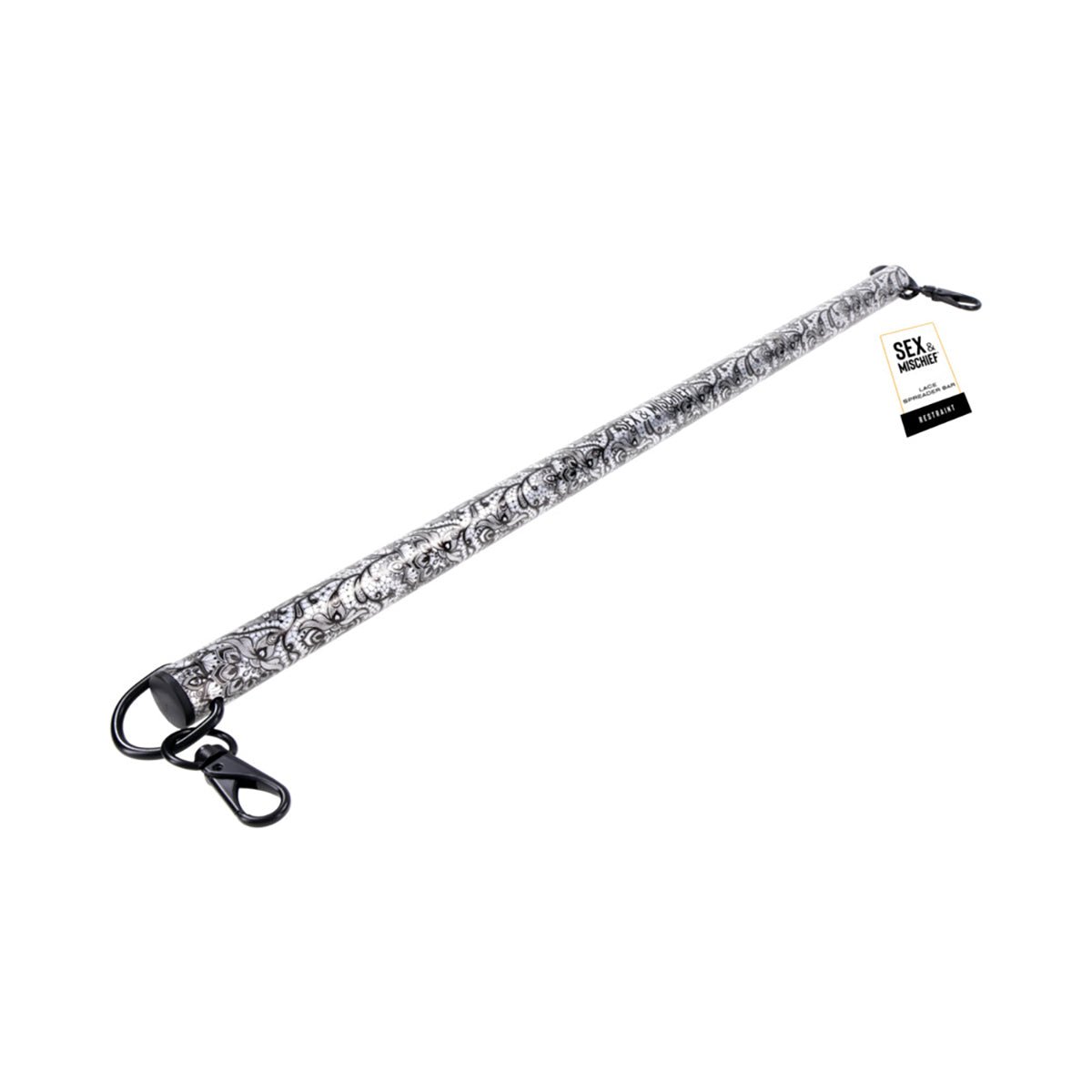 Sportsheets Sex Mischief Lace Spreader Bar - Royal Sins