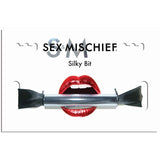 Sportsheets Sex & Mischief Silky Bit Gag Black - Royal Sins