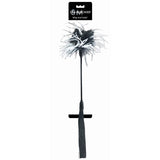Sportsheets Sex & Mischief Whip & Tickle Black/White - Royal Sins