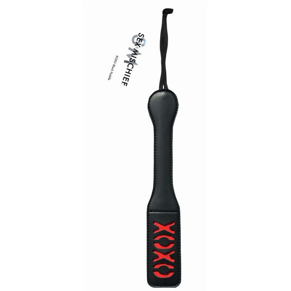 Sportsheets Sex & Mischief 'XOXO' Paddle Black - Royal Sins